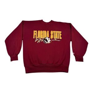 Vtg 80's Florida State Seminoles Sweater Mens XL NCAA College Football Crewneck